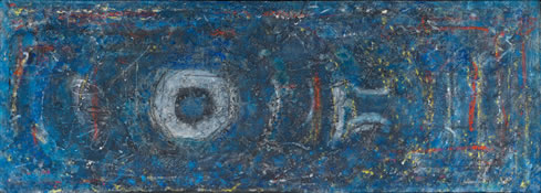 Cosmic Realm I, 2010, 25.5" x 72"