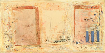 Chinese Garden Winter, 1988, 55" x 108"