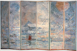 Fuji, 1984, 81" x 155" (Six-Panel Folding Screen)