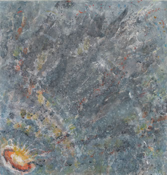 painting, Macrocosm I, by Sandra Lerner