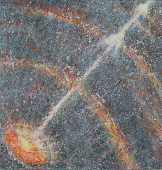 painting, Macrocosm III, by Sandra Lerner