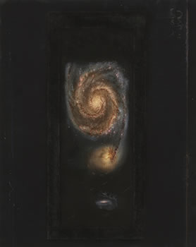 painting, Microcosm III, by Sandra Lerner