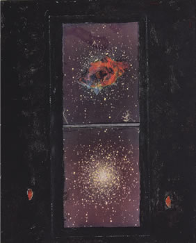 painting, Microcosm VIII, by Sandra Lerner